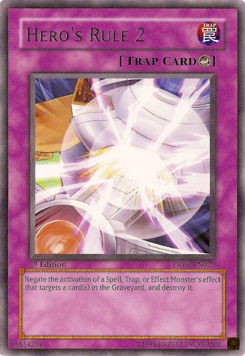 Hero's Rule 2 (DP06-EN025) [Duelist Pack 6: Jaden Yuki 3]