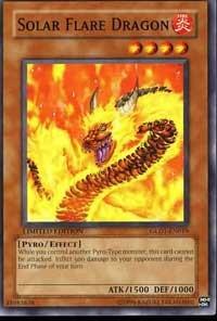 Solar Flare Dragon (GLD1-EN019) [Gold Series 2008]