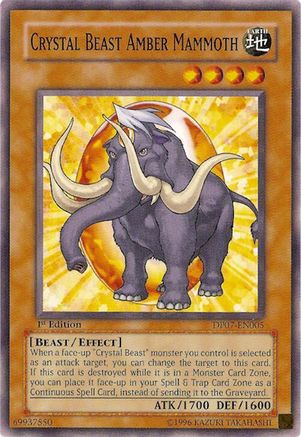 Crystal Beast Amber Mammoth (DP07-EN005) - Duelist Pack 7: Jesse Anderson Unlimited