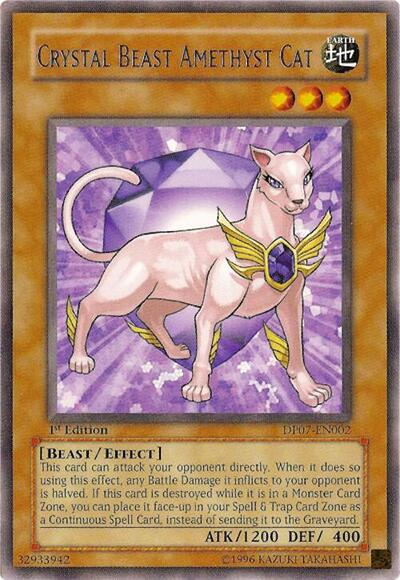Crystal Beast Amethyst Cat (DP07-EN002) [Duelist Pack 7: Jesse Anderson]