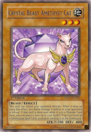 Crystal Beast Amethyst Cat (DP07-EN002) - Duelist Pack 7: Jesse Anderson Unlimited