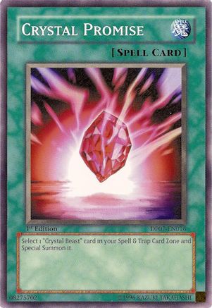 Crystal Promise (DP07-EN016) - Duelist Pack 7: Jesse Anderson Unlimited