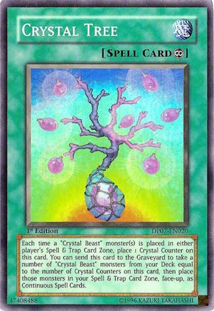 Crystal Tree (DP07-EN020) - Duelist Pack 7: Jesse Anderson 1st Edition