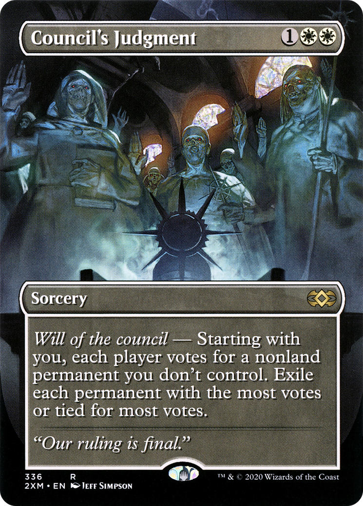 Council's Judgment (Borderless) (2XM-336) - Double Masters Foil