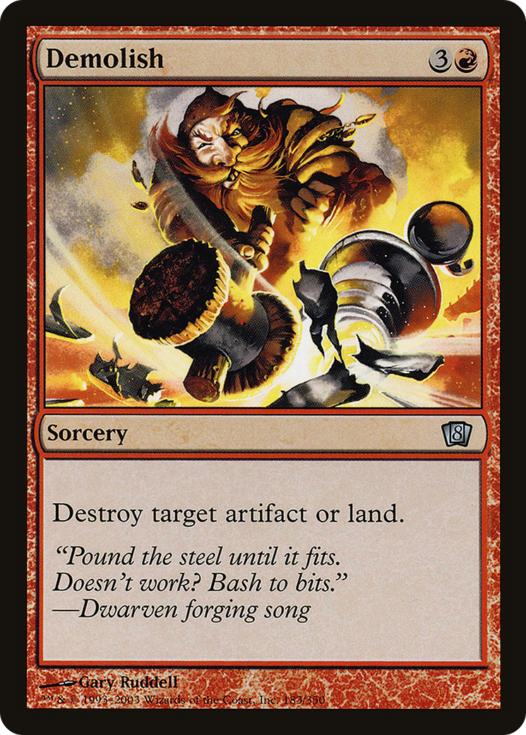 Demolish (8ED-183★) - 8th Edition