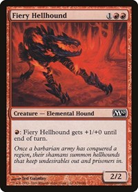 Fiery Hellhound (135) [Magic 2010 (M10)]