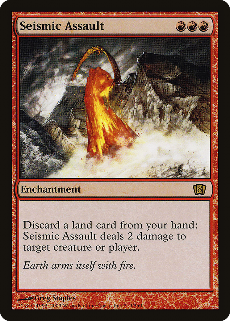 Seismic Assault (8ED-219★) - 8th Edition Foil