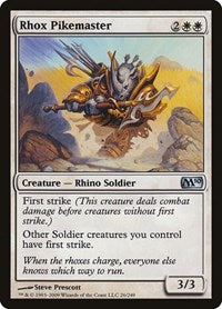 Rhox Pikemaster (26) [Magic 2010 (M10)]