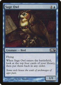 Sage Owl (69) [Magic 2010 (M10)]