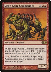 Siege-Gang Commander (157) [Magic 2010 (M10)]