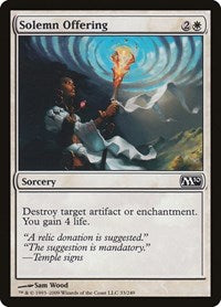 Solemn Offering (33) [Magic 2010 (M10)]