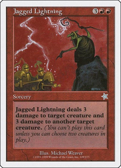 Jagged Lightning (109) [Starter 1999]