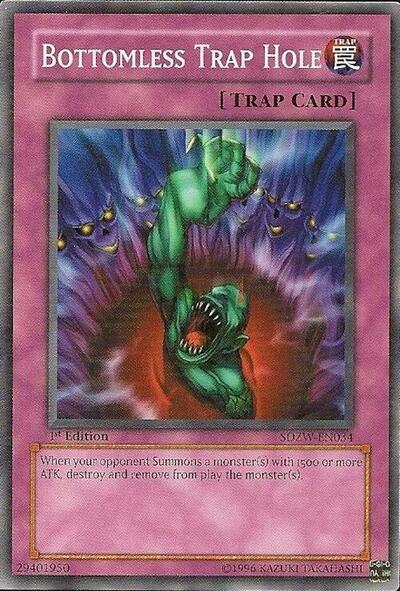 Bottomless Trap Hole (SDZW-EN034) [Structure Deck: Zombie World]