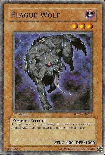 Plague Wolf (SDZW-EN015) [Structure Deck: Zombie World]