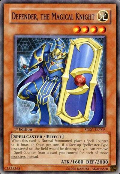Defender, The Magical Knight (SDSC-EN003) [Structure Deck: Spellcaster's Command]