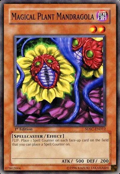 Magical Plant Mandragola (SDSC-EN012) [Structure Deck: Spellcaster's Command]