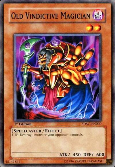 Old Vindictive Magician (SDSC-EN009) [Structure Deck: Spellcaster's Command]