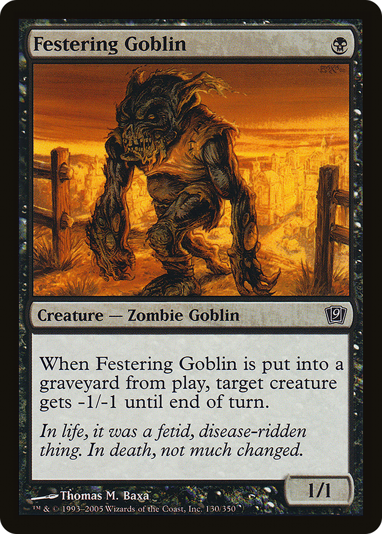 Festering Goblin (9ED-130★) - 9th Edition Foil