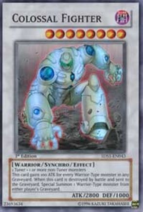 Colossal Fighter (SR) (5DS1-EN043) - 5D's 2008 Starter Deck 1st Edition