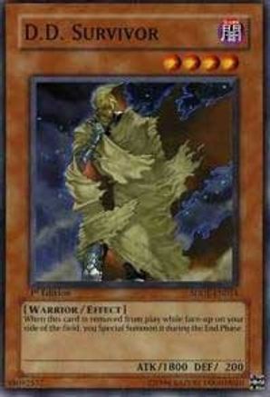 D.D. Survivor (SDDE-EN014) - Structure Deck: The Dark Emperor 1st Edition