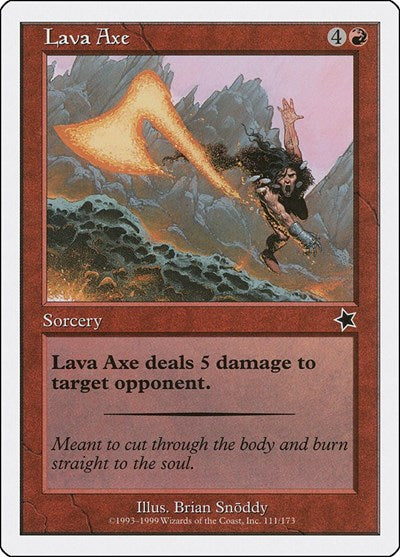 Lava Axe (111) [Starter 1999]