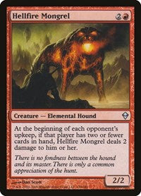 Hellfire Mongrel (130) [Zendikar]