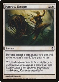 Narrow Escape (27) [Zendikar]