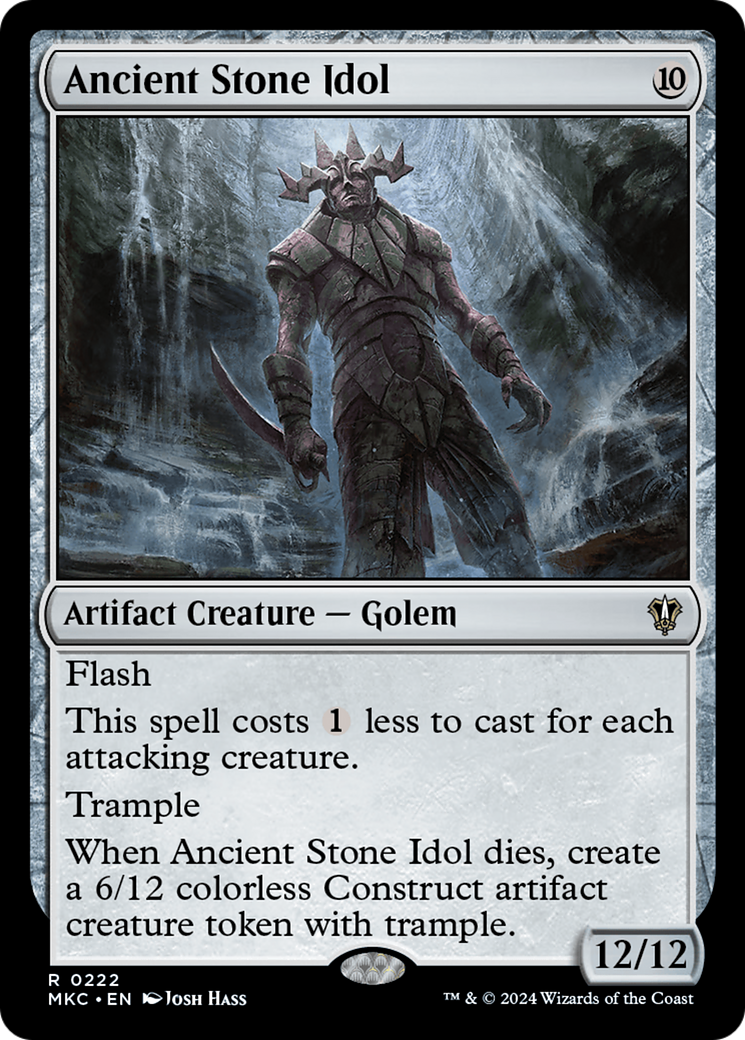 Ancient Stone Idol (MKC-222) - Murders at Karlov Manor Commander