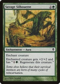 Savage Silhouette (181) [Zendikar]