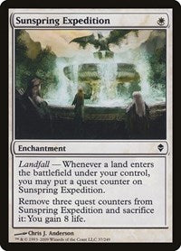 Sunspring Expedition (37) [Zendikar]