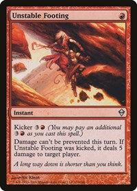 Unstable Footing (153) [Zendikar]