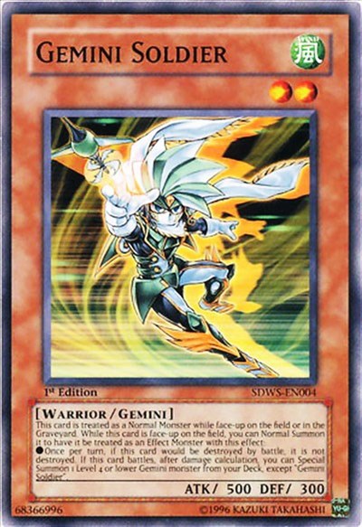 Gemini Soldier (SDWS-EN004) [Structure Deck: Warriors' Strike]