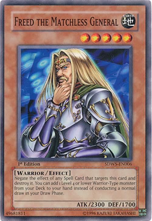 Freed the Matchless General (SDWS-EN006) [Structure Deck: Warriors' Strike]