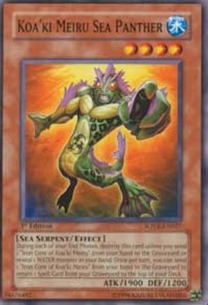 Koa'ki Meiru Sea Panther (SOVR-EN027) - Stardust Overdrive 1st Edition