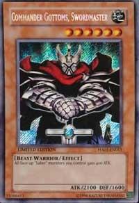 Commander Gottoms, Swordmaster (HA01-EN013) [Hidden Arsenal]