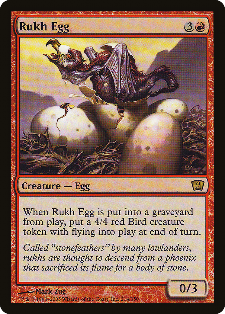 Rukh Egg (9ED-214★) - 9th Edition Foil