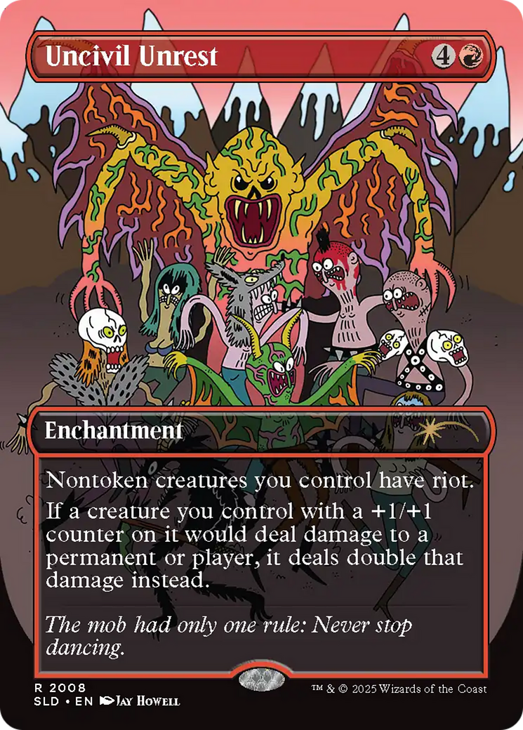 Uncivil Unrest (SLD-2008) - Secret Lair Drop (Borderless) Foil