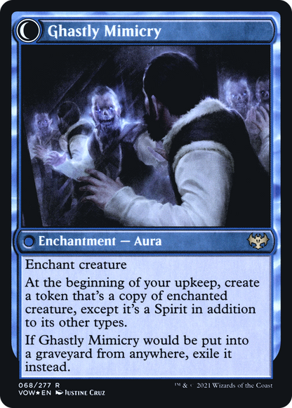 Mirrorhall Mimic (PRE-68S) - Innistrad: Crimson Vow Promos: (Double Faced Transform) Foil