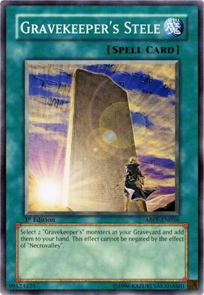 Gravekeeper's Stele (ABPF-EN056) [Absolute Powerforce]