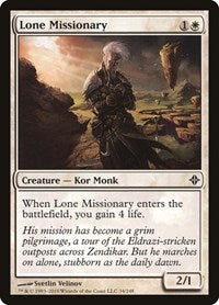 Lone Missionary (34) [Rise of the Eldrazi]