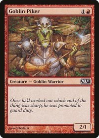 Goblin Piker (142) [Magic 2011 (M11)]