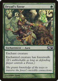 Dryad's Favor (169) [Magic 2011 (M11)]