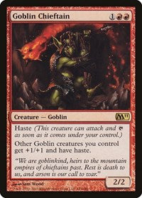 Goblin Chieftain (141) [Magic 2011 (M11)]