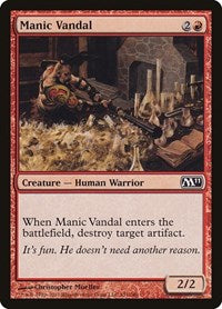 Manic Vandal (151) [Magic 2011 (M11)]