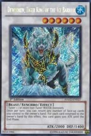Dewloren, Tiger King of the Ice Barrier (HA02-EN027) - Hidden Arsenal 2 Unlimited