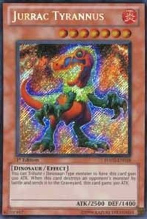 Jurrac Tyrannus (HA02-EN038) - Hidden Arsenal 2 1st Edition