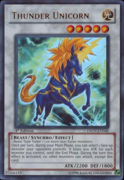 Thunder Unicorn (DREV-EN040) [Duelist Revolution]