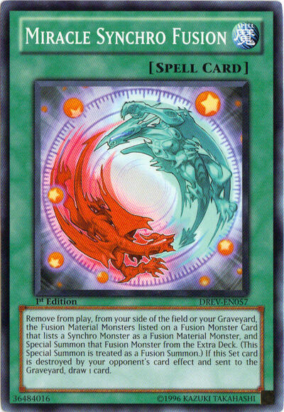 Miracle Synchro Fusion (DREV-EN057) [Duelist Revolution]