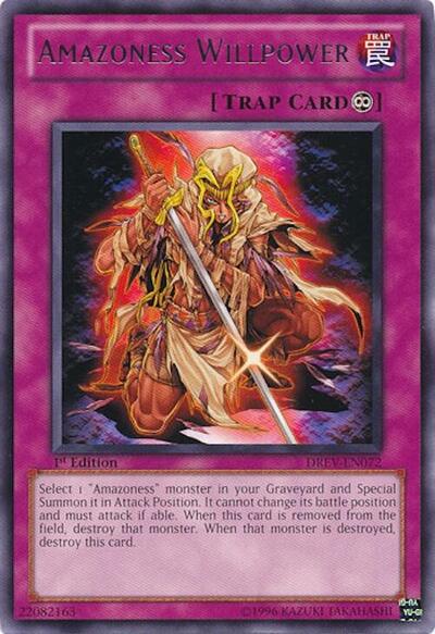 Amazoness Willpower (DREV-EN072) [Duelist Revolution]