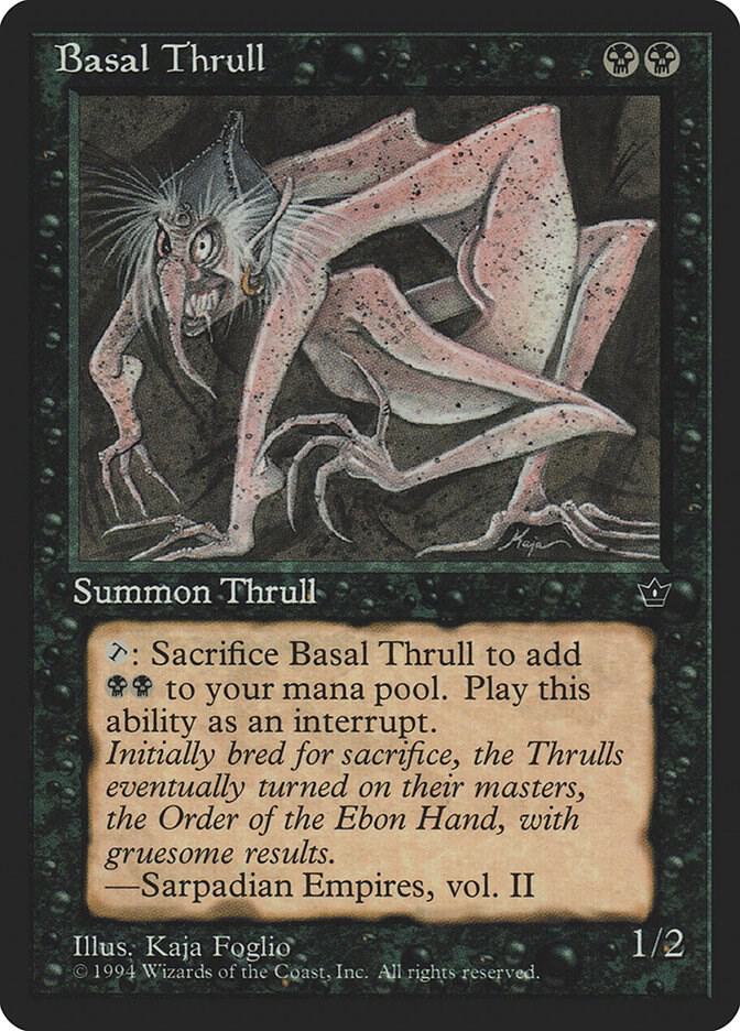 Basal Thrull (K. Foglio) [Fallen Empires]